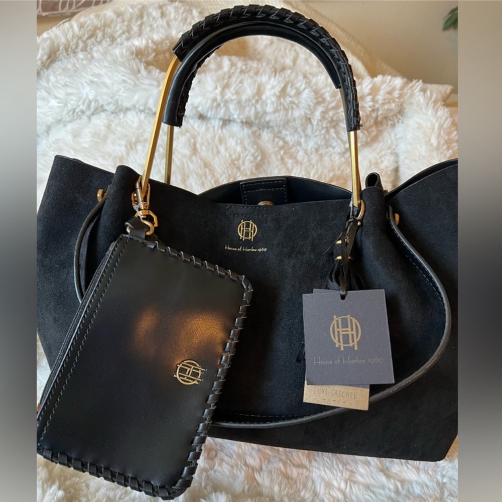 House of Harlow 1960 Luxe Satchel - Picture 4 of 15